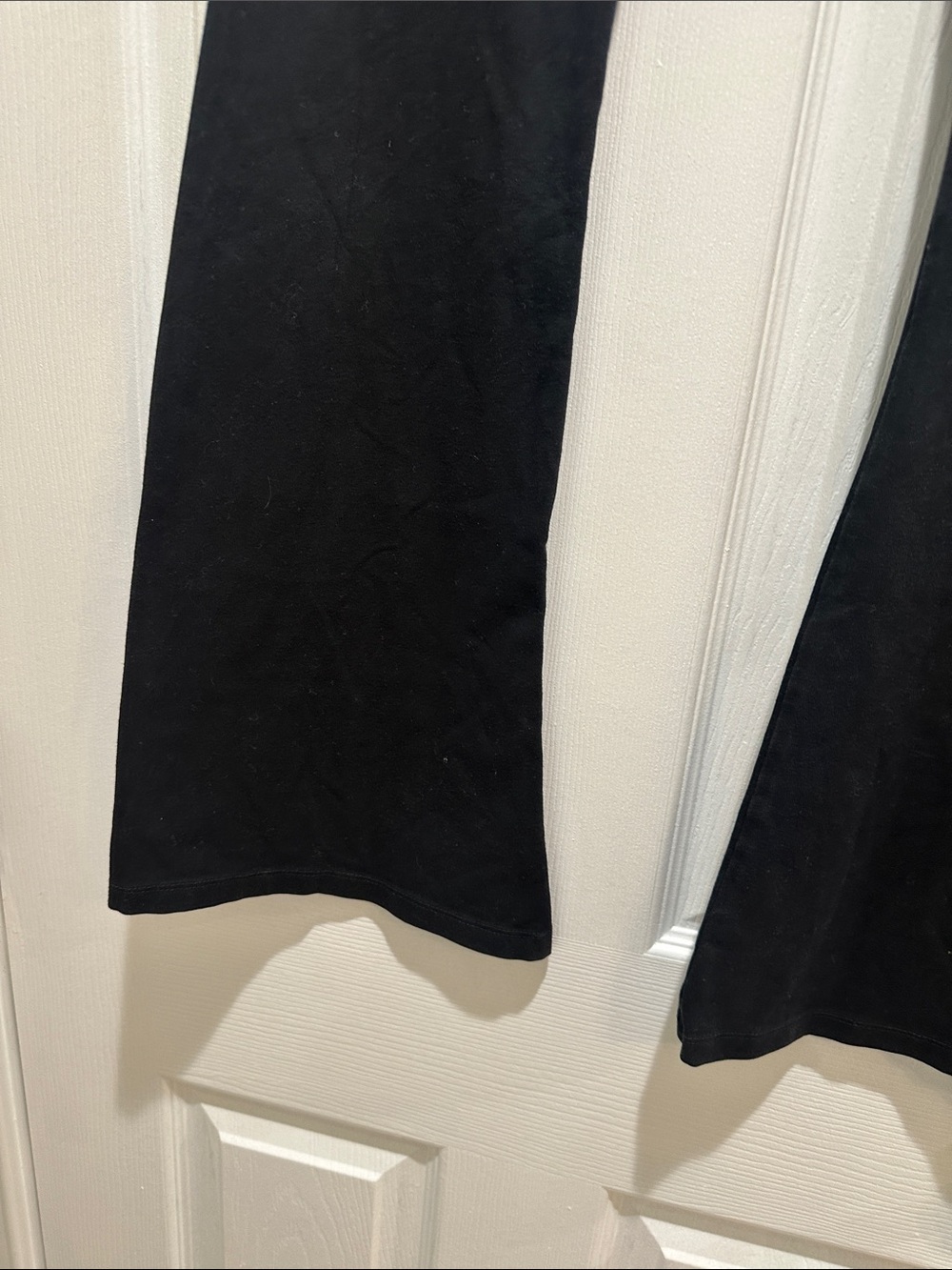 PINK Victoria's Secret Black Fold-Over Waist Yoga Pants - Picture 4 of 12